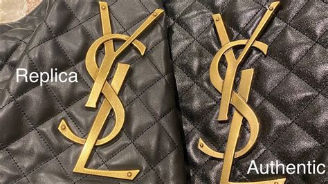 borsa falsa ysl|real ysl logo.